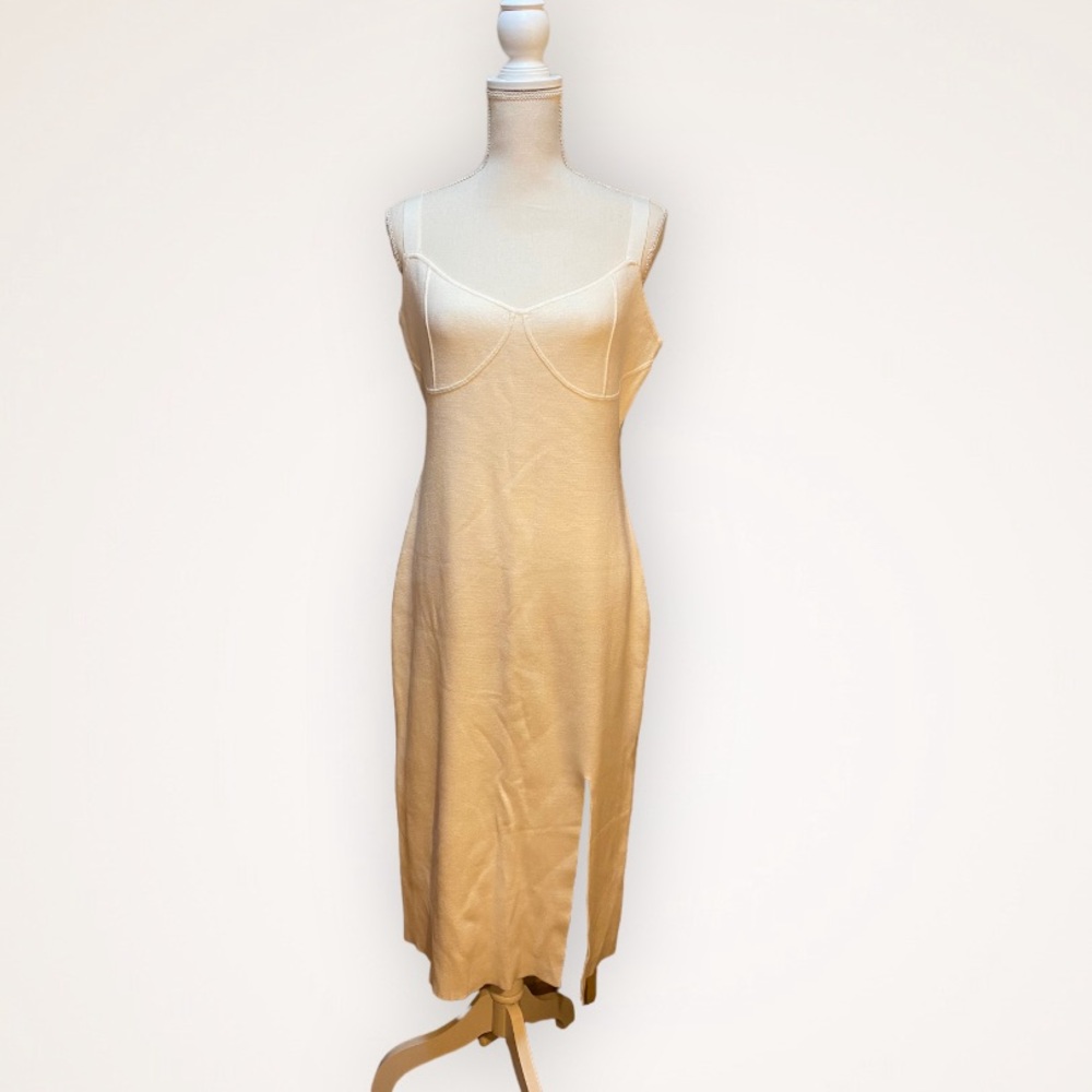 White Abercrombie knit dress